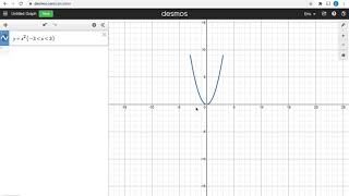 Graph Move and Cut a Parabola using Desmos Calculator [upl. by Mose]