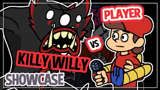 Player vs Killy WIlly  Poppy Playtime  FNF MOD SHOWCASE [upl. by Joette]