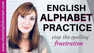 How to Say English Letters American English Alphabet Pronunciation [upl. by Mahla]