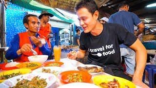 Lao Street Food  GIANT STICKY RICE Feast and Stuffed Chili Fish in Vientiane Laos [upl. by Enelehcim]