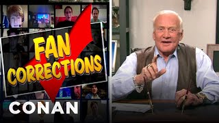 Fan Correction Buzz Aldrin Admits To Historys Greatest Prank  CONAN on TBS [upl. by Wilscam]