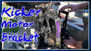 KICKER MOTOR BRACKET INSTALLATION  HOW TO [upl. by Roderich]