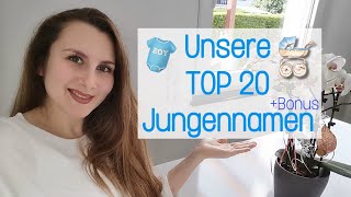 TOP 20 Jungennamen 💙 selten und außergewöhnlich [upl. by Latona431]