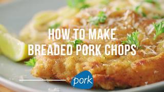 How to Make Breaded Pork Chops [upl. by Atinrehs]