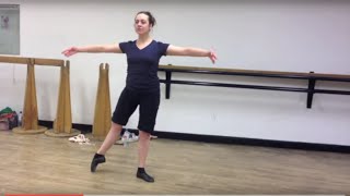 Temps Liés Ballet Class Tutorial beginner level [upl. by Leahcimnhoj]