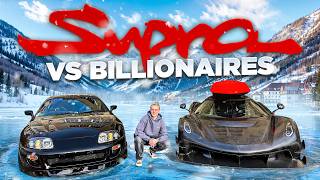 1000HP Supra terrorizing Billionaires Hypercarmeet in Switzerland [upl. by Esertak618]