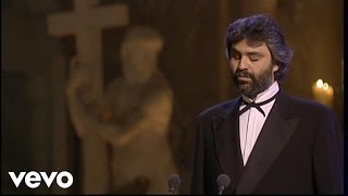 Andrea Bocelli  Ave Maria Live From Basilica Di Santa Maria Sopra Minerva Italy  1999 [upl. by Joacima]