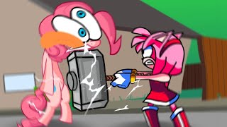 Blockhead but Poor Animation  FNF Amy vs Pinkie OFFICIAL [upl. by Seif796]