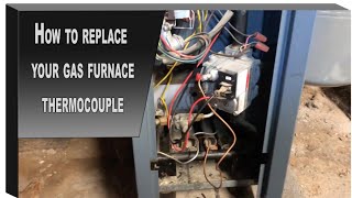 How to replace your gas furnace thermocouple [upl. by Gordie713]