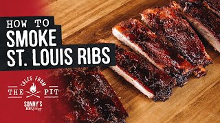 How to Smoke St Louis Ribs  BBQ Basics [upl. by Emmuela]