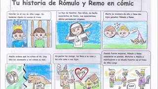 Cómic Rómulo y Remo 2º ESO  A [upl. by Lindeberg522]