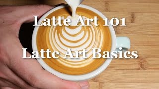 Latte Art Basics Tutorial  Latte Art 101  Coffeefusion [upl. by Dawn]