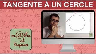 Construire la tangente à un cercle [upl. by Belicia405]