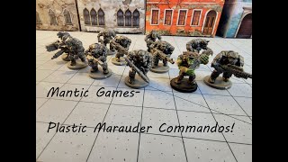 Mantics plastic Marauder Commandoes [upl. by Iiette516]