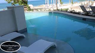 Sandals South Coast Jamaica Resort Dutch Village Beachfront Swimup Honeymoon Suite Room Tour [upl. by Eltsyrc]