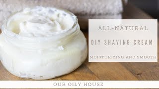 DIY Shaving Cream  AllNatural Shaving Cream  Simple 3Ingredient Recipe [upl. by Natye450]