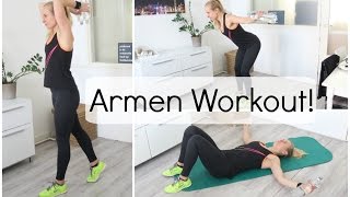 Thuis Workout Armen Schouders en Bovenlichaam [upl. by Odin]