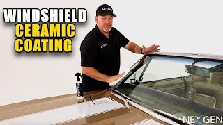 Ceramic Coating Your Windshield PREVENT BUG SPLATTER [upl. by Searby]