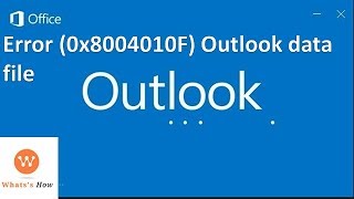 Fix  Sending reported error  0x8004010F  Outlook data file can not be accessed [upl. by Nadnerb500]