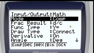 Configuración básica de calculadora CASIO FX9860GII [upl. by Audie966]