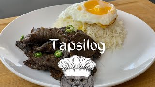 Tapsilog  Homemade Beef Tapa  Drogos Kitchen [upl. by Hauhsoj]