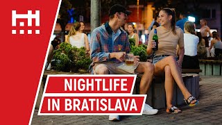 Nightlife in Bratislava  Experience Bratislava with Barbora [upl. by Hollister]