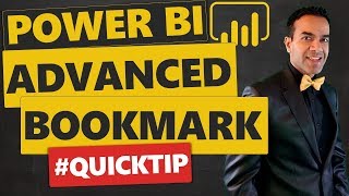 Advanced Power BI Bookmark Options DataDisplayCurrent Page [upl. by Ammadis]