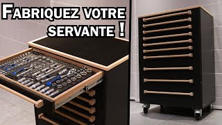 Fabriquez votre SERVANTE 10 TIROIRS en bois [upl. by Marv511]