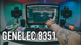 New Studio Monitors Genelec 8351 Unboxing amp GLM Setup [upl. by Ahsinrats]