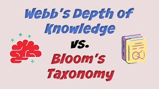 Blooms Taxonomy vs Webbs Depth of Knowledge [upl. by Hadik]