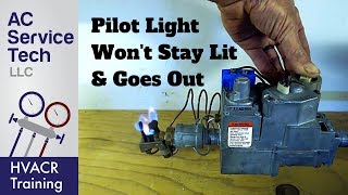 TOP 10 Reasons Why the Gas Pilot Light Goes Out amp Wont Stay Lit [upl. by Laban]