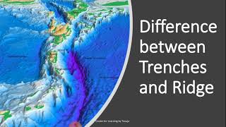 Difference between trench and ridge [upl. by Naz]