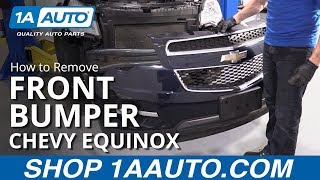 How to Remove Front Bumper 1017 Chevy Equinox [upl. by Phil356]