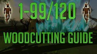 Runescape 3  199120 Woodcutting guide 2019 [upl. by Nirb]