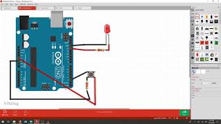 Intro to Arduino Part 1  Fritzing [upl. by Otinauj781]