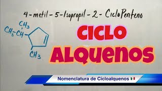 Nomenclatura de CICLOALQUENOS súper fácil [upl. by Disario958]