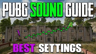 ULTIMATE PUBG SOUND SETTINGS 2022  FIX FOOTSTEPS  AUDIO GUIDE  SOUND LOCK  PUBG SEASON 12 [upl. by Ahsenar]