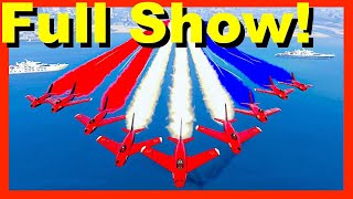 Full 9 Jet Airshow GTA Online [upl. by Rani]