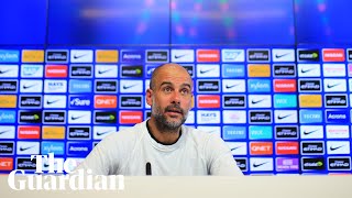 Pep Guardiola frustrated by Benjamin Mendys 330am nightclub outing I am not his father [upl. by Fang]