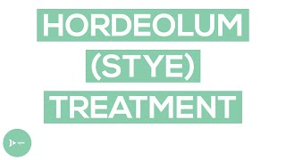 Hordeolum Stye Treatment  Exactly How To Treat This Annoying Eyelid Condition [upl. by Ronaele912]