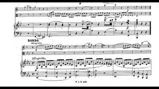 W A Mozart  quotKegelstattquot Trio in E flat KV 498 wscore [upl. by Iral]