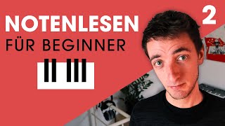 NOTENLESEN  Klavier lernen  TheorieBasics 2  Noten lernen [upl. by Miguela162]