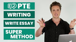 PTE Writing Write Essay  SUPER METHOD [upl. by Nylrac]