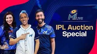 MI LIVE IPL Auction 2024  Mumbai Indians [upl. by Atikin]