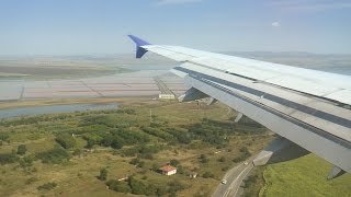 SAS A321 Beautiful Landing at Burgas Airport Bulgaria [upl. by Ithsav]