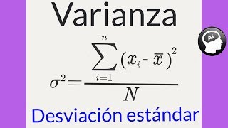 Medidas de variabilidad Varianza Desviación estandar para datos agrupados y no agrupados [upl. by Eiramenna]