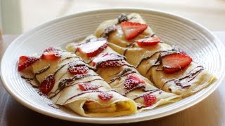 How to Make Crepes  Easy Crepe Recipe [upl. by Howey]