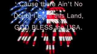 Im Proud to be an American Lee Greenwood Lyrics [upl. by Eninnaj]