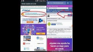 Como Tener Facebook gratis Android y IOS sin Datos ni Saldo 100 Gratis y sin VPN SOLO TELCEL [upl. by Rinum]