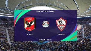 Al Ahly vs Zamalek 25062024 Egyptian Premier League PES 2021 [upl. by Atilef]